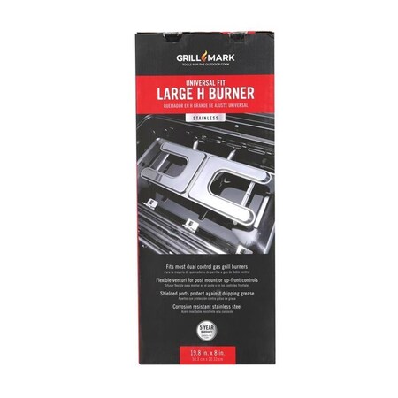 Gardencare 19 in. Stainless Steel Grill Burner for Universal GA3306984